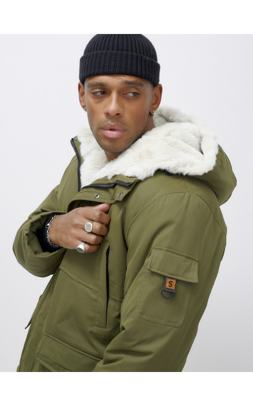 Мужская зимняя парка с капюшоном: стиль и тепло для активного отдыха