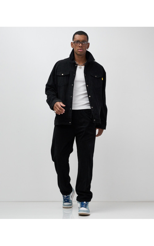 Мужской велюровый спортивный костюм для весны и лета.