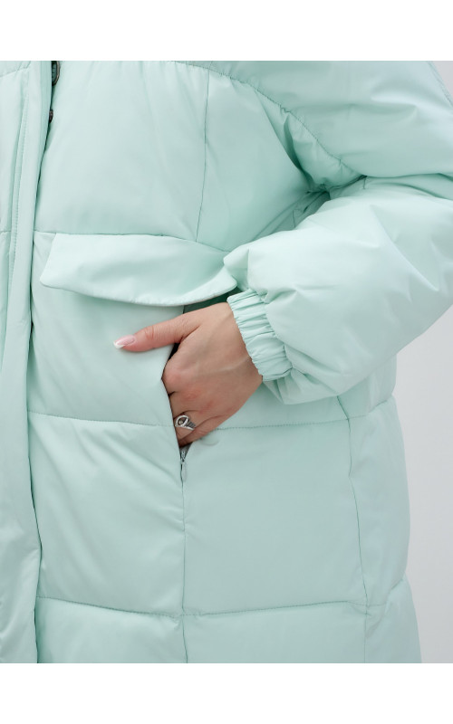 Женская куртка летучая мышь с капюшоном для холодной погоды.