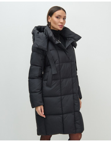Длинный зимний пуховик для женщин