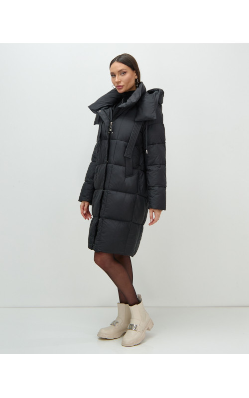 Длинный зимний пуховик для женщин