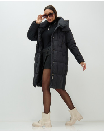 Длинный зимний пуховик для женщин