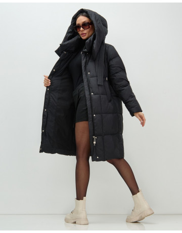 Длинный зимний пуховик для женщин