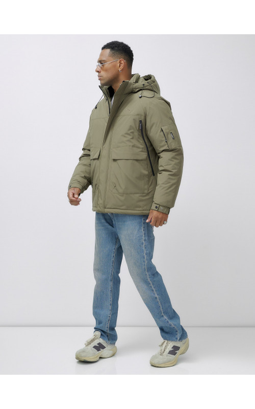 Мужская зимняя куртка большого размера для холодной погоды