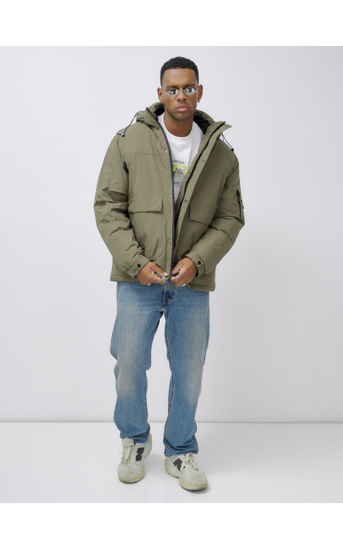 Мужская зимняя куртка большого размера для холодной погоды