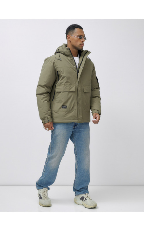 Мужская зимняя куртка большого размера для холодной погоды