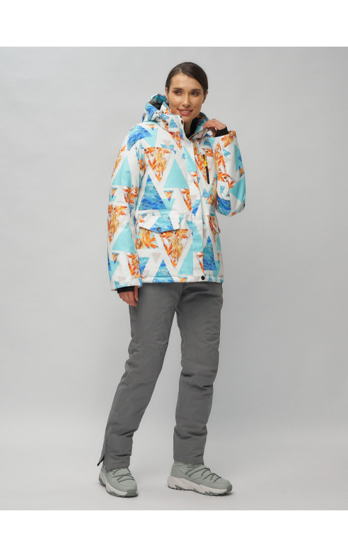 Женский горнолыжный костюм зимний.