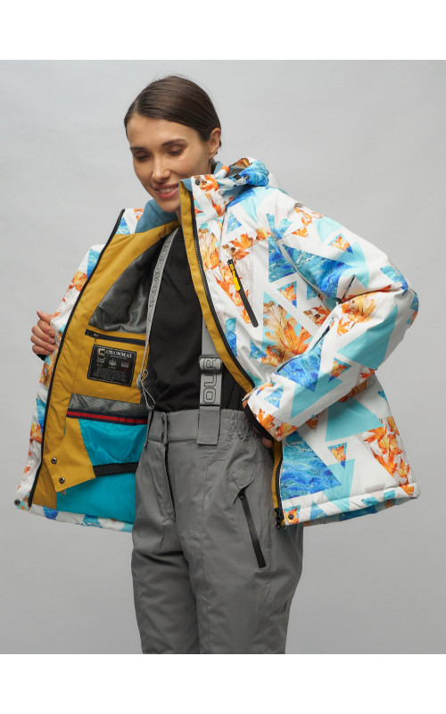 Женский горнолыжный костюм зимний.