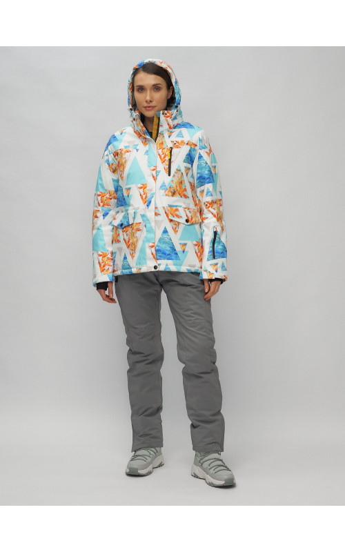 Женский горнолыжный костюм зимний.