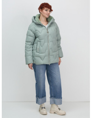 Женский пуховик с искусственной овчиной: тепло и стиль зима 2025