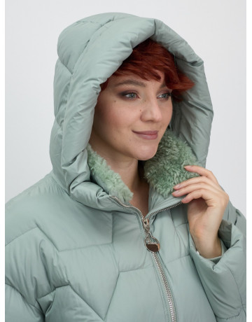 Женский пуховик с искусственной овчиной: тепло и стиль зима 2025