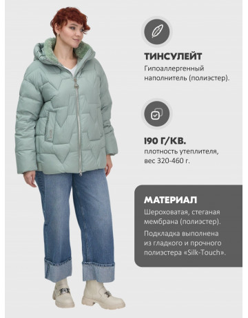 Женский пуховик с искусственной овчиной: тепло и стиль зима 2025