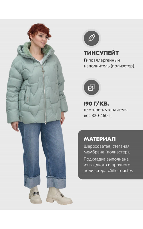 Женский пуховик с искусственной овчиной: тепло и стиль зима 2025