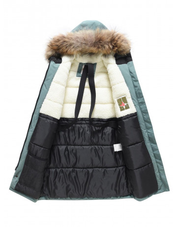 Парка для мальчика-подростка, ветро- и водонепроницаемая