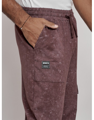 Мужские спортивные трикотажные штаны прямого кроя для активного образа жизни