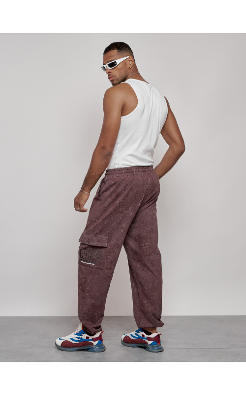 Мужские спортивные трикотажные штаны прямого кроя для активного образа жизни