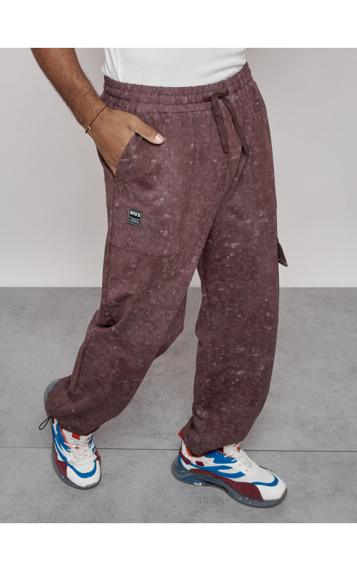 Мужские спортивные трикотажные штаны прямого кроя для активного образа жизни