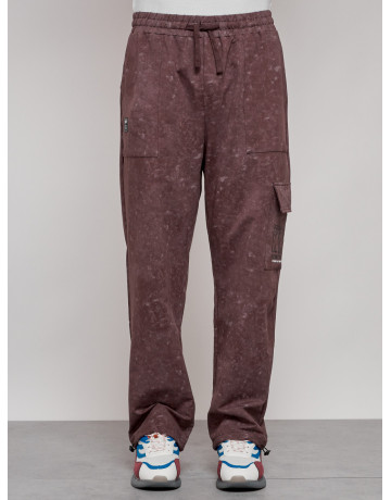 Мужские спортивные трикотажные штаны прямого кроя для активного образа жизни