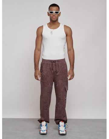 Мужские спортивные трикотажные штаны прямого кроя для активного образа жизни