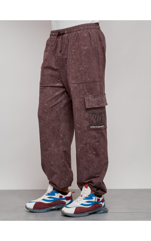 Мужские спортивные трикотажные штаны прямого кроя для активного образа жизни