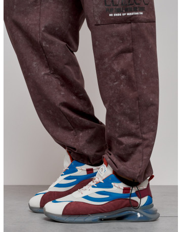 Мужские спортивные трикотажные штаны прямого кроя для активного образа жизни