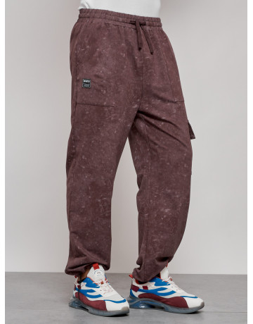 Мужские спортивные трикотажные штаны прямого кроя для активного образа жизни