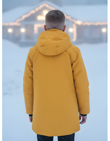 Зимняя парка для мальчика-подростка.