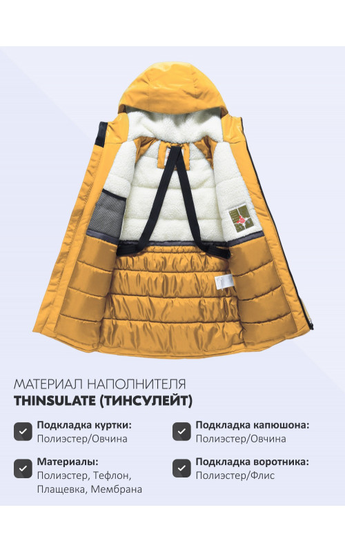 Зимняя парка для мальчика-подростка.