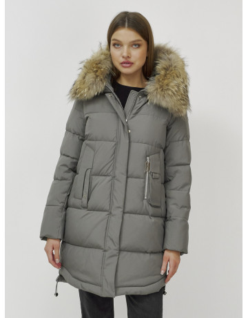 Женская зимняя куртка с мехом.