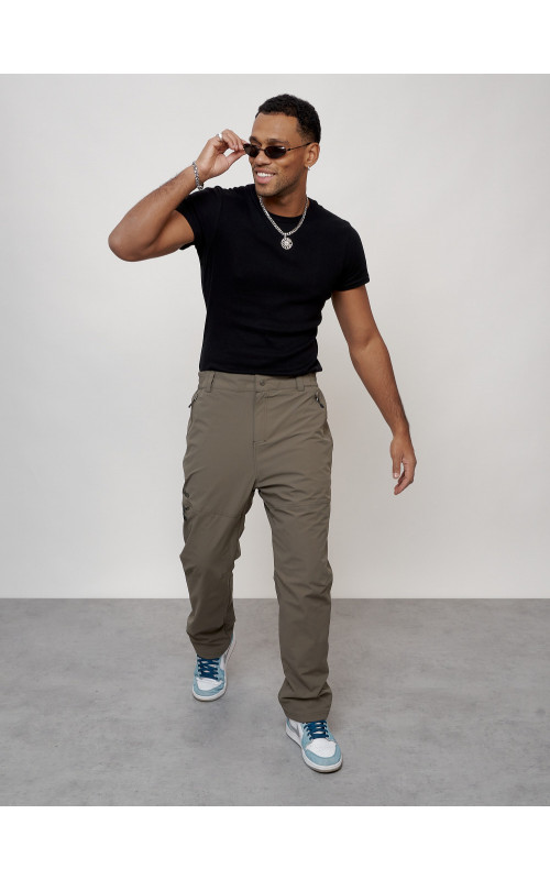 Мужские брюки с утеплителем флис