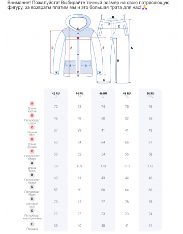 Женский горнолыжный костюм для зимних видов спорта.