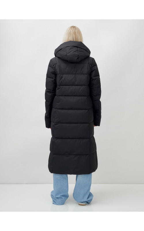 Длинный зимний пуховик для молодёжи