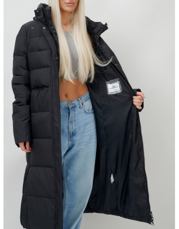 Длинный зимний пуховик для молодёжи