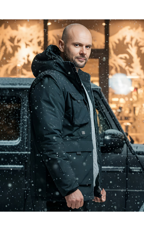 Трансформер-жилетка с подогревом для активного отдыха на природе