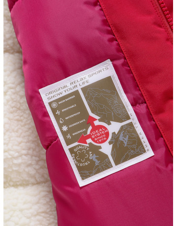 Удлинённая зимняя парка для девочек Valianly для зимних видов спорта.