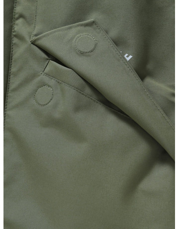 Зимняя парка для мальчика-подростка с мехом енота.