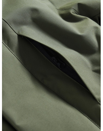 Зимняя парка для мальчика-подростка с мехом енота.