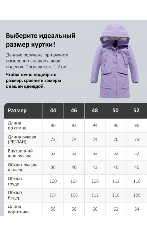 Зимняя женская парка с капюшоном для активного образа жизни.