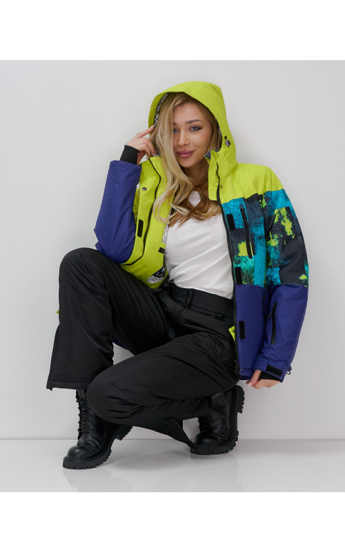 Куртка с полукомбинезоном для осени и зимы, размерный ряд 40–50.