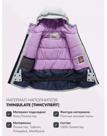 Зимний горнолыжный комплект для девочки (9–14 лет)