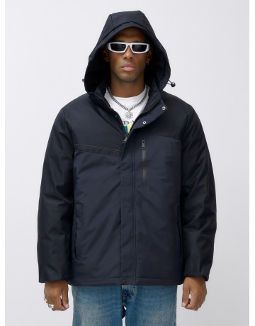 Зимняя куртка для мужчин большого размера с глубоким капюшоном.