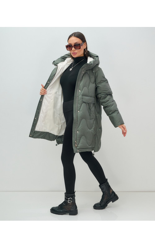 Женский зимний пуховик «Модный», тёплый и стильный.