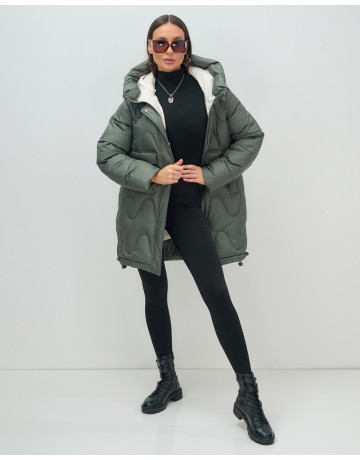 Женский зимний пуховик «Модный», тёплый и стильный.