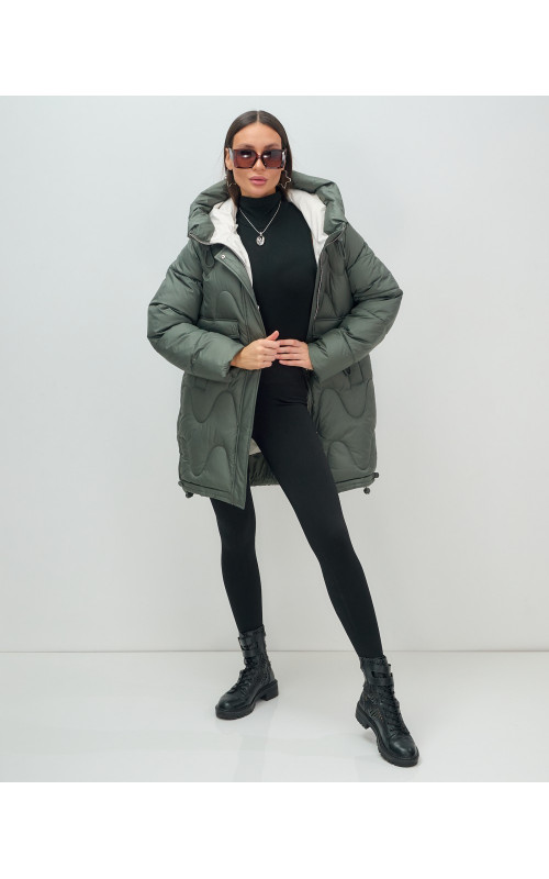 Женский зимний пуховик «Модный», тёплый и стильный.