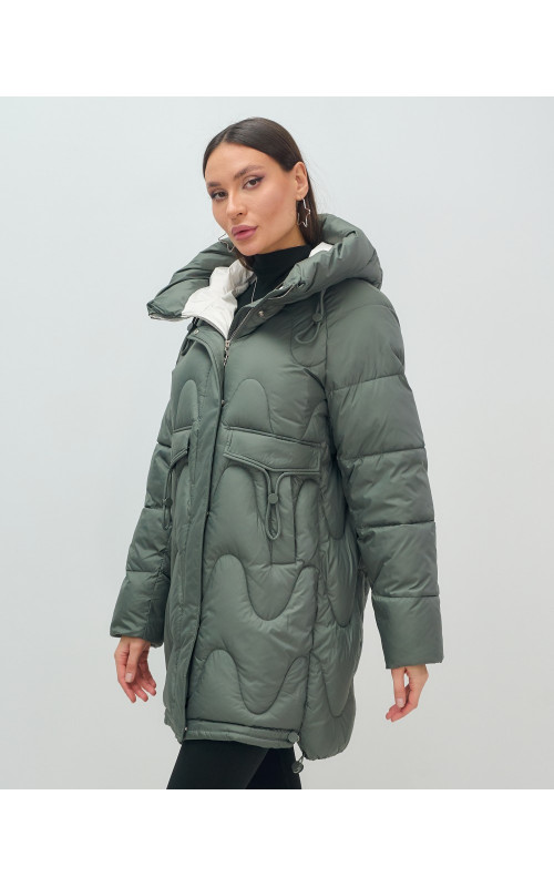 Женский зимний пуховик «Модный», тёплый и стильный.