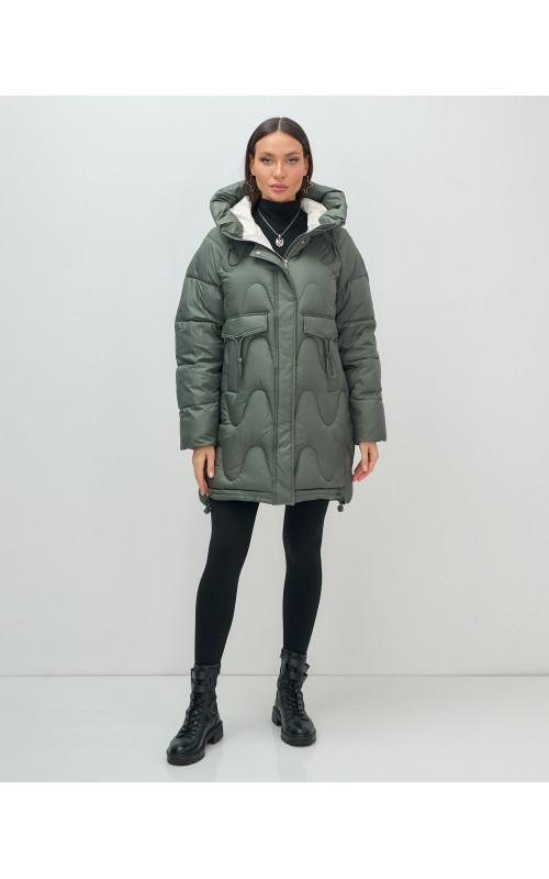 Женский зимний пуховик «Модный», тёплый и стильный.