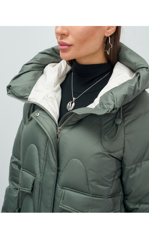 Женский зимний пуховик «Модный», тёплый и стильный.