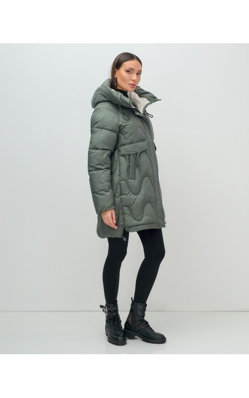 Женский зимний пуховик «Модный», тёплый и стильный.