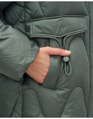 Женский зимний пуховик «Модный», тёплый и стильный.