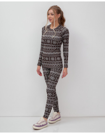 Женское термобельё для осени и зимы, спортивный стиль.